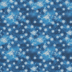 christmas background with snowflakes
