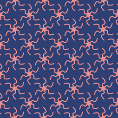 Ornament pattern design template with decorative motif.  background in flat style. repeat and seamless vector