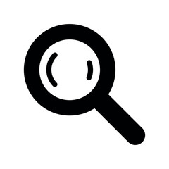 Black Single Search Icon 12