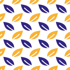 Floral pattern design template with flower motif. nature decorative background in flat style. repeat and seamless vector