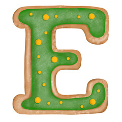 Gingerbread alphabet 