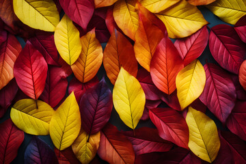Fototapeta na wymiar Colorful autumn leaves background