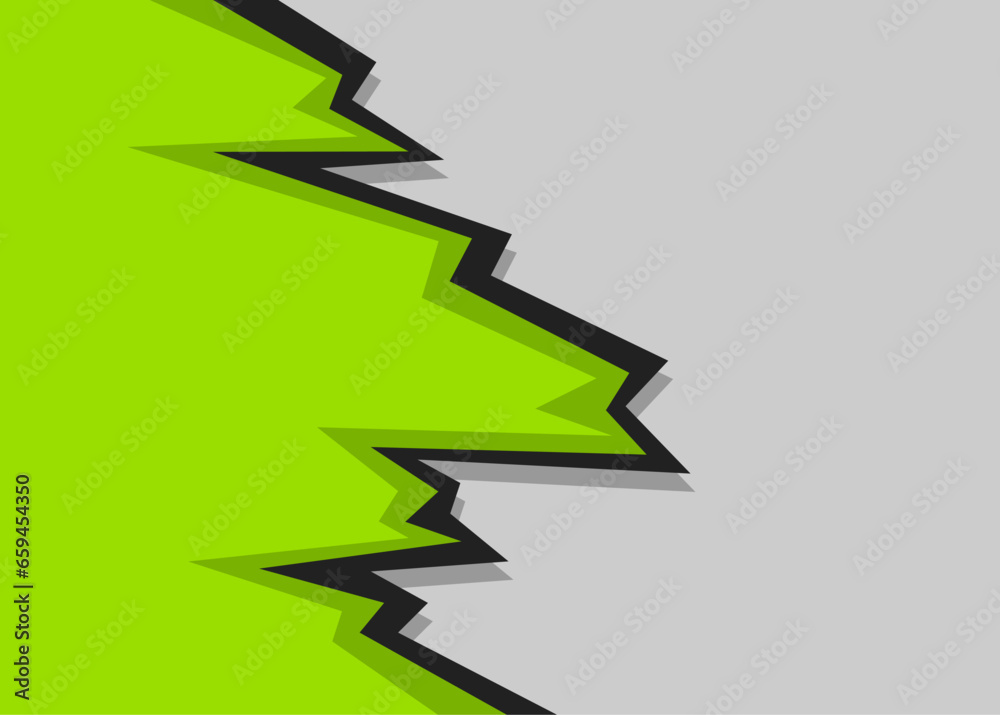 Poster Abstract background with gradient jagged edge pattern and with some copy space area