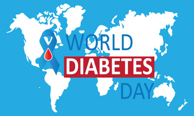 world diabetes day, Create Awareness & Fight Diabetes,Vector illustration..eps