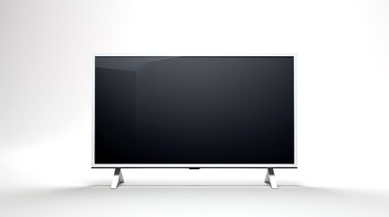 Commercial photo of tv screen without logo , mock up of tv
