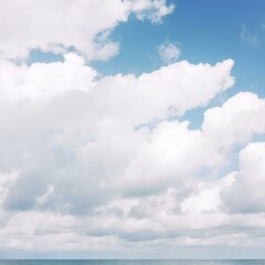 Obraz premium blue sky and clouds