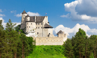 Fototapeta na wymiar Bobolice Castle, Poland, Europe 
