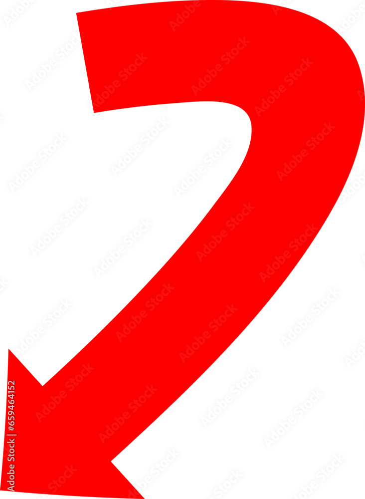 Poster red arrow icon indicating different direction. a set icons isolated on a white background for websit