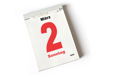 2. März 2025