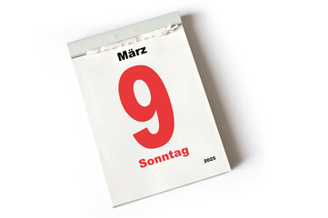 9. März 2025