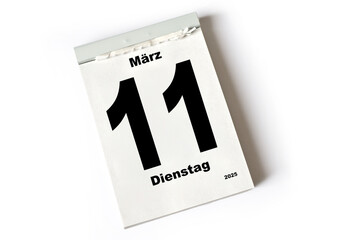 11. März 2025