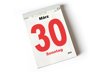30. März 2025