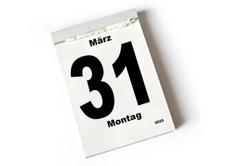 31. März 2025