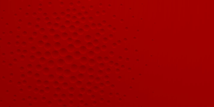 Abstract background in red colors with many concave small circles