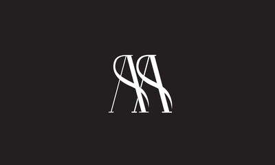 AA, A  Abstract Letters Logo Monogram