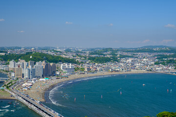 Fototapeta premium 江の島 シーキャンドルからの風景 海岸