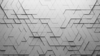 Triangular geometric 3D three dimensional pattern background