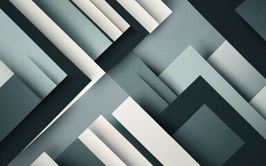abstract gray background with geometric shapes, urbanization, layering and order