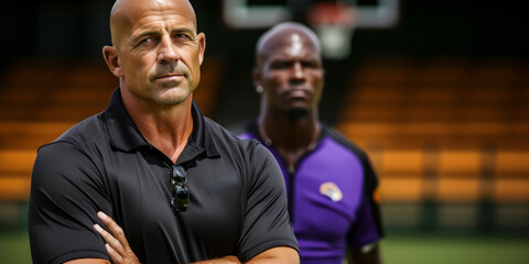 portrait of Coach and Scout, Instruct or coach groups or individuals in the fundamentals of sports. Demonstrate techniques and methods of participation. May evaluate athletes' strengths and weaknesses