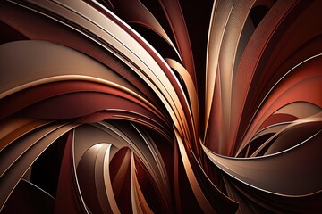 Abstract brown background with some smooth lines in it