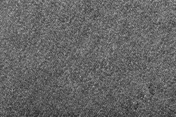 grey color jeans texture, factory fabric on white background