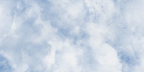 blue watercolor background. blue sky with clouds.