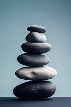 stack of balanced vantawhite vantablack stones, block of stones, minimalism photography, nature rich environment
