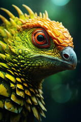 Fototapeta premium close up of a chameleon