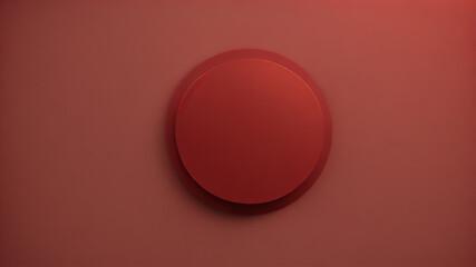 Maroon Gradient Background with Embossed Circle. Minimalist Surface