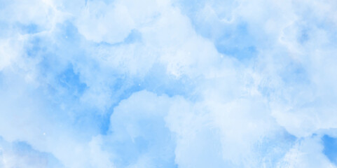 blue watercolor background. blue sky background. watercolor cloud texture