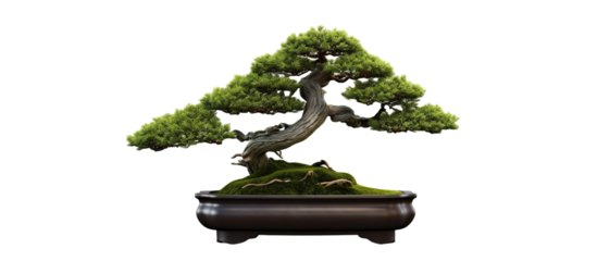 The art of bonsai is very popular among all circles,
Bonsai is a plant or tree that is dwarfed in a shallow pot with the aim of creating a miniature of the original shape of a large, old tree