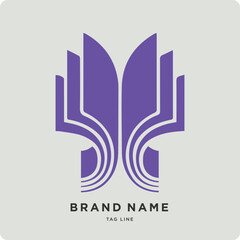 Premium Vector Letter Symbol Logo in color variations. Animal Pets Beautiful Logo type design for luxury company branding. Elegant identity design.