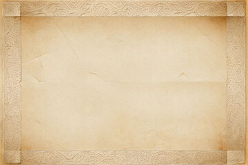 display of paper in vintage style with beautiful patterns and ornaments, AI generation