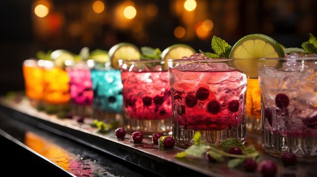A close-up of Boxing Day cocktails and drinks, Background Image,Desktop Wallpaper Backgrounds, HD