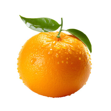 kinnow fruit isolated on transparent background