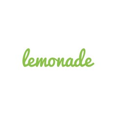 ''Lemonade'' Word Illustration