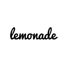 ''Lemonade'' Word Illustration