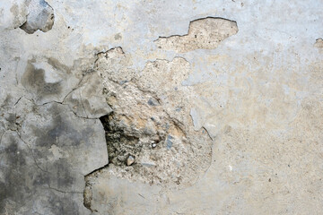 grunge wall background. old wall painted. cracked paint on the wall.