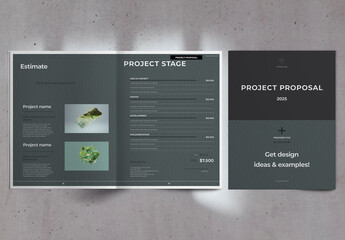 Project Proposal Brochure Layout