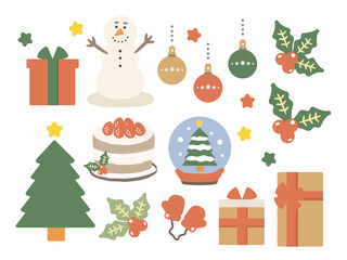 クリスマス　イラスト　セット