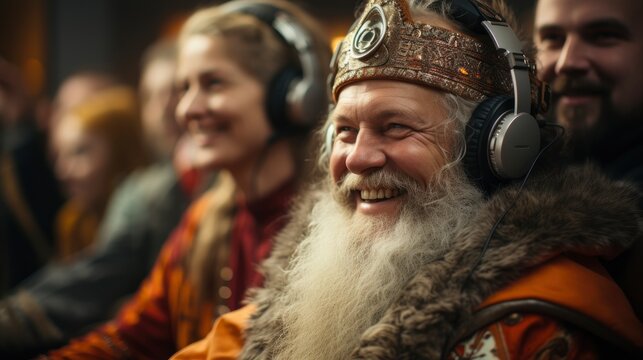 People enjoying traditional Sinterklaas songs , Background Image,Desktop Wallpaper Backgrounds, HD