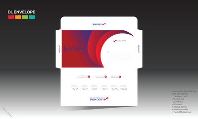 envelope design for corporate and any use