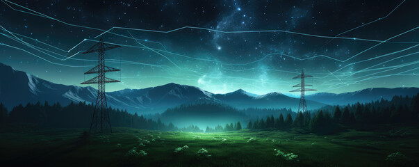 Electricity generated by power plants delivered to customers . generative ai