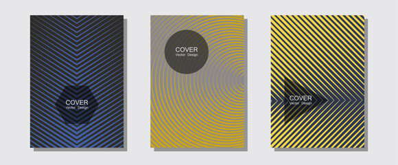 Geometric design templates for banners, covers.