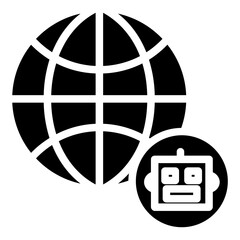 Solid Global truck icon
