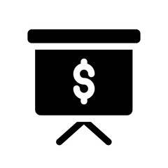 Solid Dollar Presentation icon