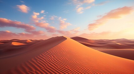 Fototapeta na wymiar Beautiful sand dunes in the Sahara Desert
