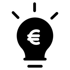 Solid Euro Bulb icon