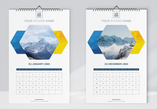Business Wall Calendar 2024