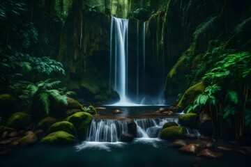 Fototapeta premium waterfall in the forest